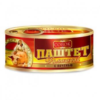 Паштет домашний с печенью "Совок"190 гр