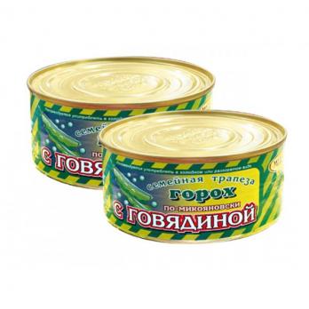 Семейная трапеза горох/гов.325гр консер.