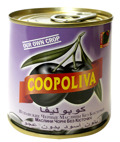 Маслины COOPOLIVA 3 кг ж/б