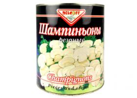 Шампиньоны рез. "Делькофф" 850гр