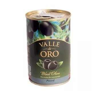 Маслины черные б/к Valle de ORO 300гр