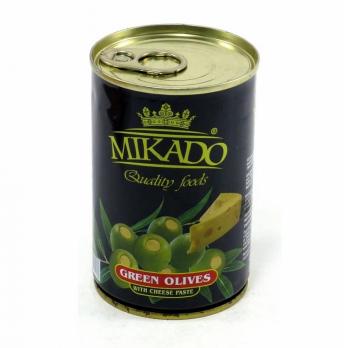 Оливки зеленые с сыром Mikado 300гр