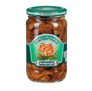 Лисички маринованные Экопродукт 340 гр