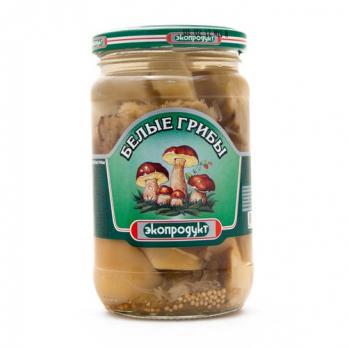 Грибы белые маринованные Экопродукт 340 гр