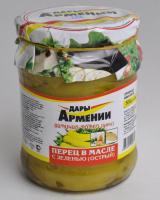 Перец острый в масле Дары Армении 520г