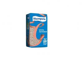 Крупа перловая Мистраль 900г пакет