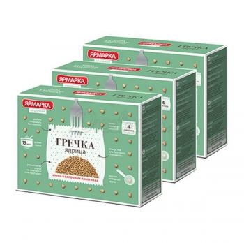 Крупа Гречневая ядрица 4пак*62,5г Ярмарка