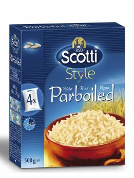 Рис Parboiled Rice Scotti шлиф. длиннозерн.пропар 500гр