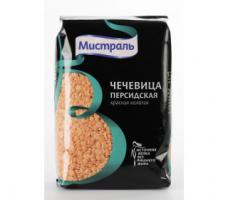 Чечевица красная Персидская колотая Мистраль, 450г