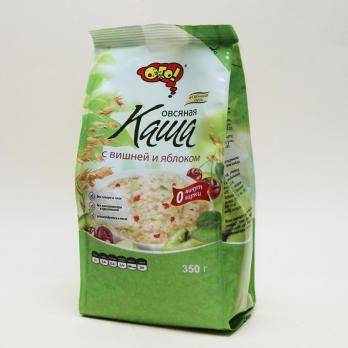 Каша ОГО овсяная с вишней и яблоком 350 гр.