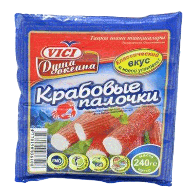 Крабовые палочки Vici Душа океана замороженные 200 г