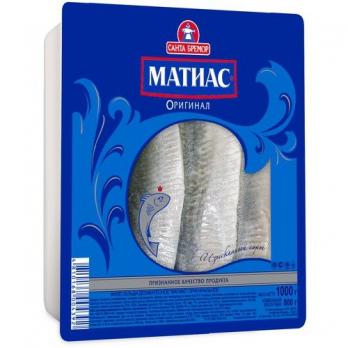 Филе сельди деликат."Матиас" 1000гр