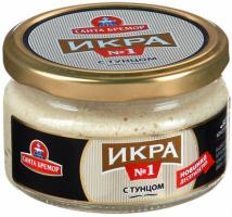 Икра мойвы "Икра №1"с тунцом Санта Бремор 180гр