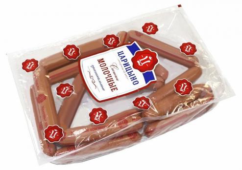 Сосиски Молочные Оригинальные «Царицыно», 1кг