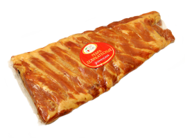 Продукт из свинины копчено-вареный "Ребра Деликатесные", в/у, кг