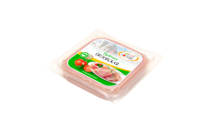 Мясной продукт из мяса вареный : ветчина "Орловская" кус. 0,3 кг в/у