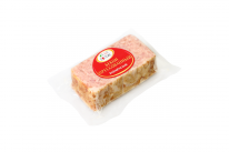 Мясной продукт из свинины вареный охлажденный "Бекон прессованный" в/у, кг