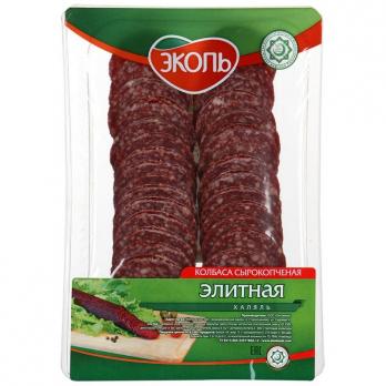 Колбаса Элитная ХАЛЯЛЬ нар. с/к ГАЗ 150ГР (ЭКОЛЬ)