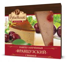 Паштет мясной Французский с вишней 200гр Рублевский МСК