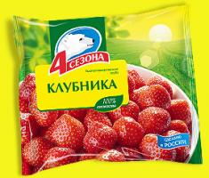 Клубника 4 сезона 300гр (заморож)