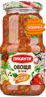 Овощи из печи Пиканта стеклянная банка 520 г