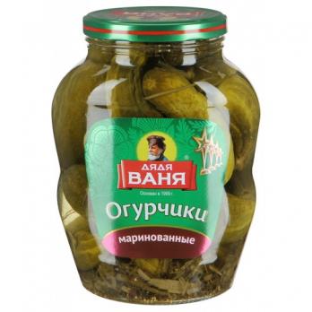Огурчики Дядя Ваня маринованные слабокислые 1800мл