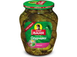 Огурчики Дядя Ваня маринованные Дамские 680мл