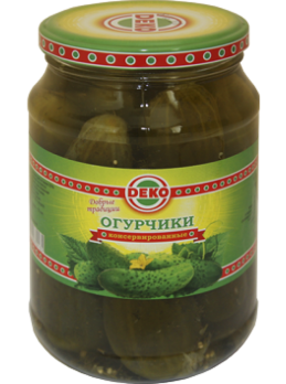 Огурчики "Деко" (6-9) 720 гр