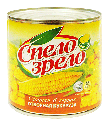 Кукуруза сахарная ж/б 425гр Спело-Зрело