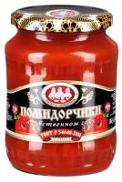 Помидорчики «Скатерть-Самобранка» в собственном соку, неочищенные, 720г