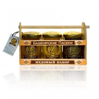 Мёд башкирский Набор 3*150