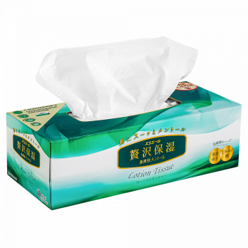 Салфетки бумажные, 160 шт. Elleair Lotion Tissue Herbs