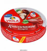 Сыр Viola плавленый ассорти Классическое 3 вкуса, 130г