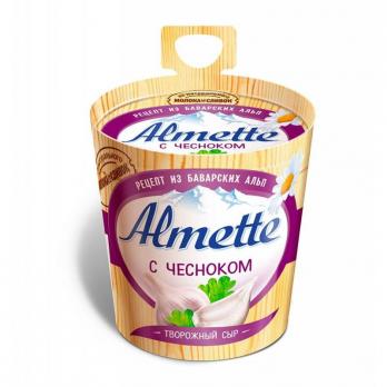 Сыр Almette творожный с чесноком 150 г