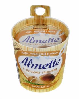 Сыр творожный Almette Белые грибы 150 гр