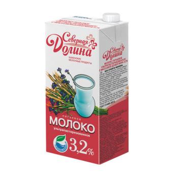 Молоко Северная Долина 3,2% 950 мл