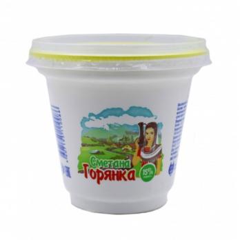 Сметана 15% Горянка 250гр
