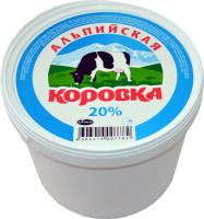 Сметанный продукт "Альпийская коровка" 5 л 20%