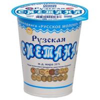 Сметана Рузская 25% 175г