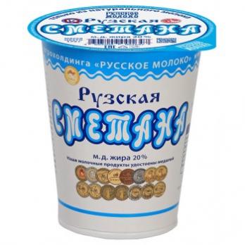 Сметана Рузская 25% 175г